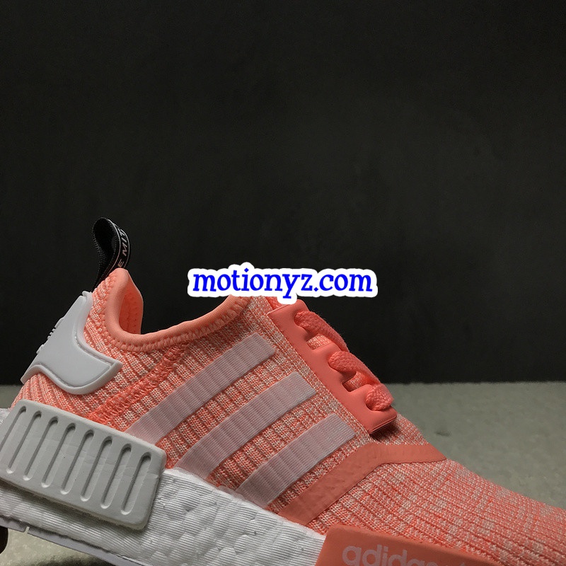 Real Boost Adidas NMD R1 Orange Pink